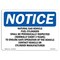 Signmission OSHA Notice, 5" Height, Natural Gas Vehicle Fuel Cylinders Shall Sign, 7" X 5", Landscape OS-NS-D-57-L-14315 - alternate 1
